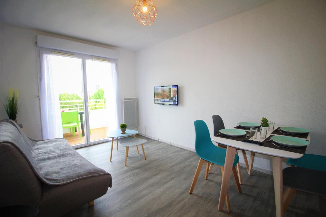 Tout Confort ! Climatisation, Calme, Piscine, Parking Gratuit, Terrasse, Wifi Carcassonne Exterior foto